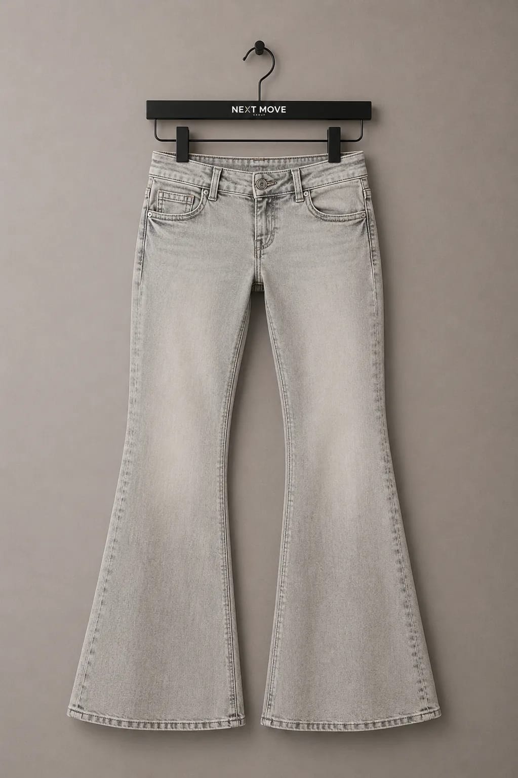 Flared Low-Waist Jeans